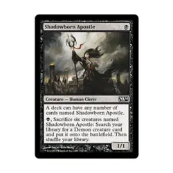 WOTC MtG M14 Shadowborn Apostle (C) (Foil) EX - Image 1
