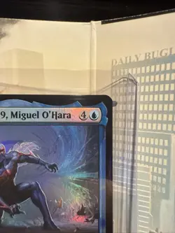 Magic MTG Spider-Man 2099 Miguel O’Hara 0008 Borderless Mythic Foil Eternal - Image 4