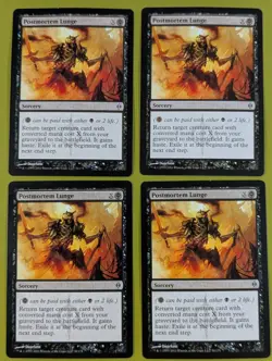 Postmortem Lunge x4 New Phyrexia 4x Playset Magic the Gathering MTG - Image 1