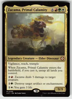 Zacama, Primal Calamity M Commander: The Lost Caverns of Ixalan 296 MTG - Image 1