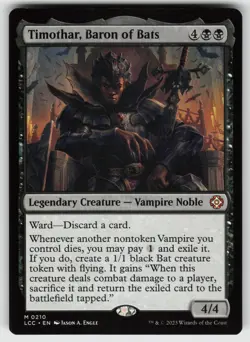 Timothar, Baron of Bats M Commander: The Lost Caverns of Ixalan 210 MTG - Image 1