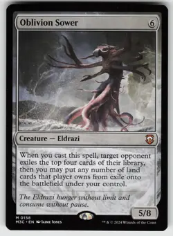Oblivion Sower M Commander: Modern Horizons 3 158 MTG - Image 1