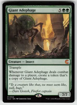 Giant Adephage M Ravnica: Clue Edition 164 MTG - Image 1