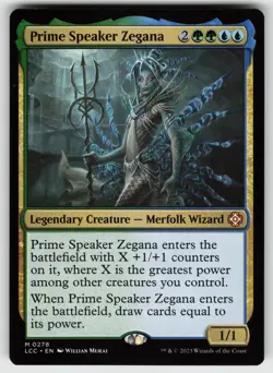Prime Speaker Zegana M Commander: The Lost Caverns of Ixalan 278 MTG - Image 1