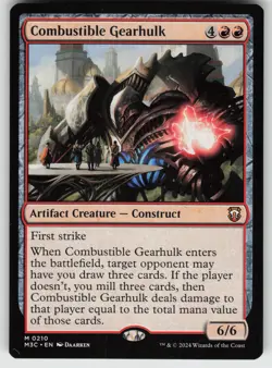 Combustible Gearhulk M Commander: Modern Horizons 3 210 MTG - Image 1