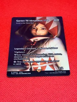 MTG Garnet Til Alexandros 17th - Final Fantasy - Rare Borderless 0024 Non Foil - Image 2