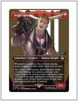 1x Seifer Almasy, Borderless Art, Magic the Gathering MTG NM - Image 1