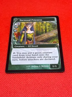 MTG Norwood Priestess(Future Sight) Mystery Booster 2 Regular - Image 2