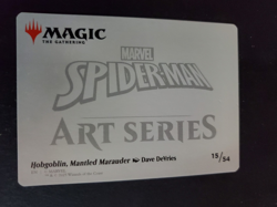 MTG - Spider-Man - Hobgoblin, Mantled Marauder Art Card #15 NM - Image 2