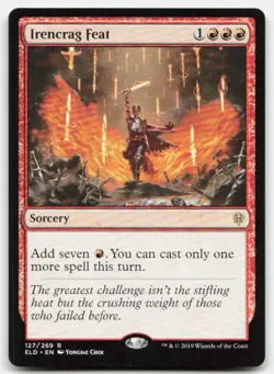 MTG Irencrag Feat R Throne of Eldraine 127 LP - Image 1