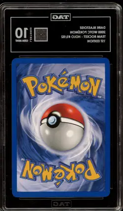Pokemon Dark Blastoise Team Rocket 1st Edition Holo Rare #3 TAG 10 Gem Mint - Image 2
