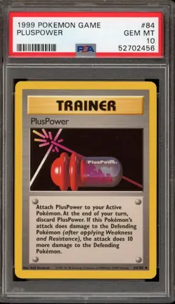 Pokemon PlusPower Base Set Unlimited #84 PSA 10 Gem Mint - Image 1