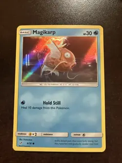 Magikarp 8/18 Holo NM Pokemon TCG Detective Pikachu - Image 1