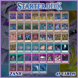 CYBERDARK ZANE STARTER DECK 45 | Cyber Dragon Impact! Duelist Kingdom YuGiOh - Image 2