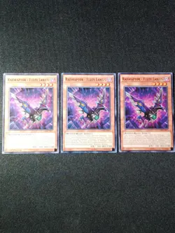 Yugioh Raidraptor Fuzzy Lanius Dark Level 4 Effect Monster Winged Beast Playset - Image 1