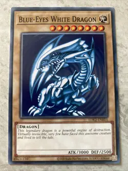 Yugioh - Blue-Eyes White Dragon (Version 2) - Common - LDK2-ENK01 - Image 1