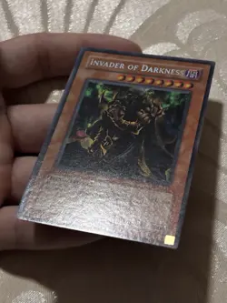 YuGiOh Invasion of Chaos IOC-111 Invader of Darkness Secret Rare 1st Edition NM - Image 4