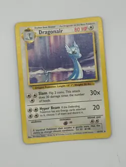 Dragonair Pokemon Card, Base Set Unlimited 18/102 MP - Image 1