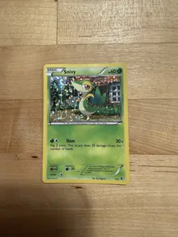 Pokemon Card Snivy 1/12 McDonalds 2011 Holo Near Mint - Image 1