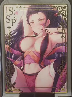 DAKI Demon Slayer Spicy Goddess Story Metal Card Anime Waifu Maiden SSP Panties - Image 1