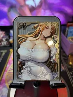 Goddess Story Metal Card Serialized Anime Waifu Asuna - Image 1