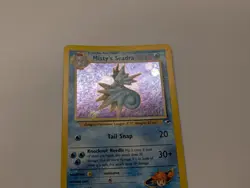Prerelease Misty's Seadra 9/132 Gym Heroes Holo Vintage Pokemon Card See Pics! - Image 3