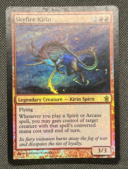 Skyfire Kirin FOIL Saviors of Kamigawa MP Red Rare MAGIC MTG CARD - Image 1
