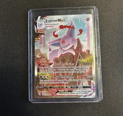 Espeon VMAX SWSH Fusion Strike Secret Rare Alt Art Pokemon Card 270/264 - Image 1