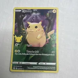 Pokemon Pikachu TCG Celebrations Card 005/025 NM 25th Anniversary Edition - Image 1