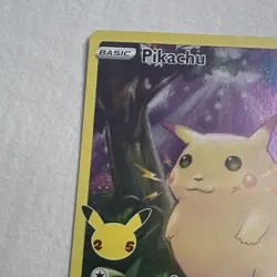 Pokemon Pikachu TCG Celebrations Card 005/025 NM 25th Anniversary Edition - Image 2