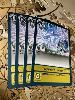 Digimon Card Game Playset BT6-101 R Wyvern's Breath Double Diamond - Image 1