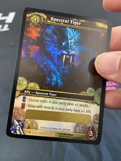 Spectral Tiger Loot Card Unused/Unscratched - World Of Warcraft - Image 2
