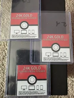 Pidgey Pidgeotto Pigeot 24k Gold Plated Grade-able Sticker Card Korean Striking - Image 2