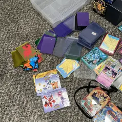 HUGE TCG Pokemon / Yugioh Lot Of Cards, Accessories, Playmats, Tins, ETC. - Image 2