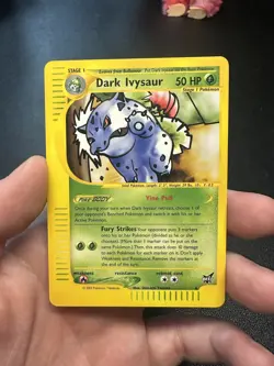 DARK IVYSAUR - #6 Promo - Pokemon Card - WOTC NM BEST OF GAME - Image 1