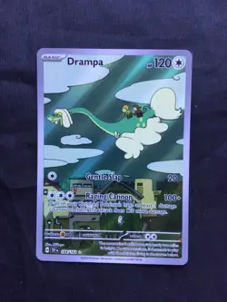 Pokemon Cards: Temporal Forces Illustrator Rare: Drampa 184/162 - Image 1