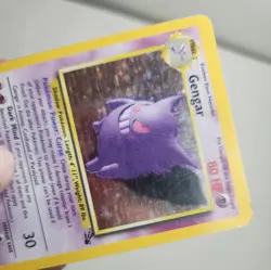 Pokemon Gengar TCG Holo Rare Unlimited Card 5/62 Fossil LP - Image 4