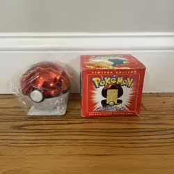 23K Gold Plated CHARIZARD Trading Card 1999 Burger King Pokemon Ball NEW SEALED - Image 1