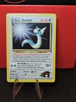 Erika's Dratini 42/132 Gym Heroes - Uncommon Pokemon Card - NM/Mint - Image 1