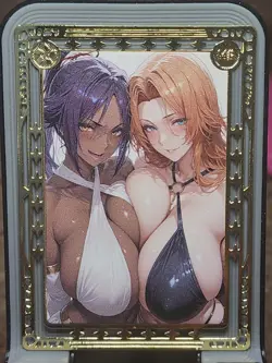 Matsumoto Yoruichi Spicy Goddess Story Metal Card Anime Waifu MR - Image 1