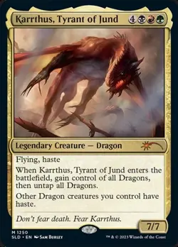 Karrthus, Tyrant of Jund - Foil SLD LP MTG - Image 1