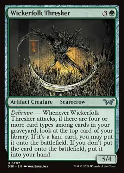 4x Wickerfolk Thresher NM-Mint, English Duskmourn: House of Horror MTG Magic - Image 1