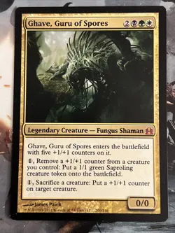 1x Ghave, Guru of Spores (200) Commander 2011 LP MTG Magic the Gathering x1 MKE - Image 1