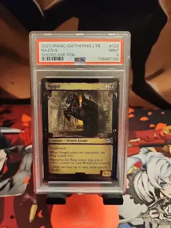 PSA 9 🔥 Nazgul #726 Showcase Scrolls LOTR Magic the Gathering Uncommon FOIL - Image 1