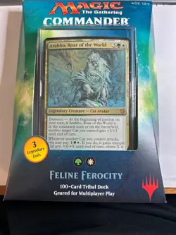 Magic the Gathering Commander Deck - Feline Ferocity - Image 1