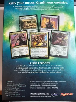 Magic the Gathering Commander Deck - Feline Ferocity - Image 3