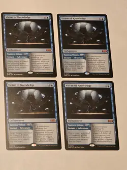 4x Virtue of Knowledge - Wilds of Eldraine - Near Mint - MTG - Image 1
