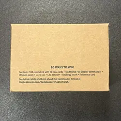 Magic The Gathering Secret Lair Commander Deck: 20 Ways to Win SEALED 250010 - Image 4