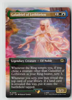 MTG Galadriel Of Lothlorien Borderless 446 Lord Of The Rings LOTR x1 NM Rare - Image 1