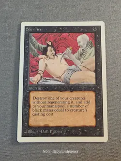 MTG Unlimited Sacrifice Uncommon Magic The Gathering - Image 1